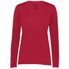 Holloway Women's Scarlet Momentum Long Sleeve Tee