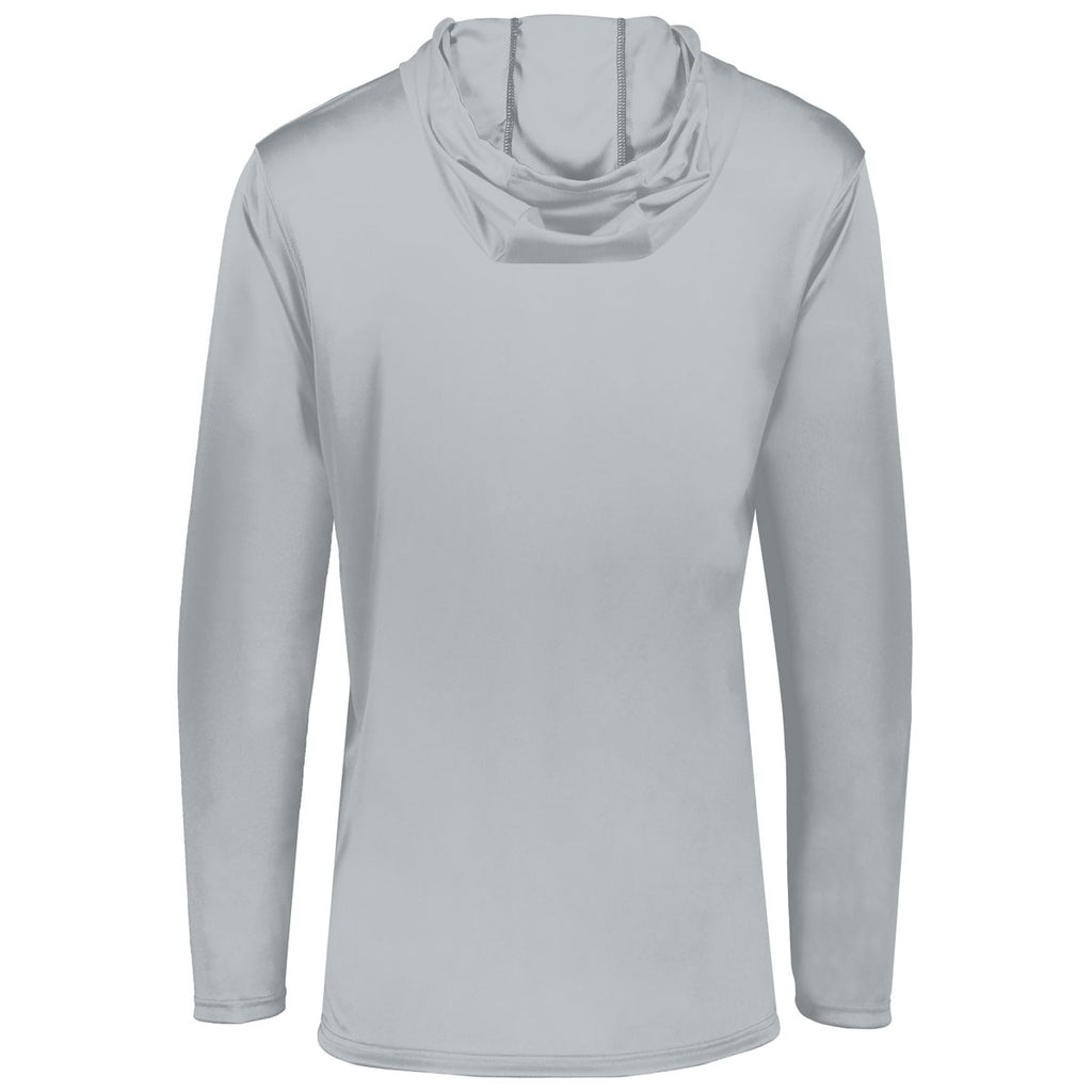 Holloway Men's Silver Momentum Hoodie