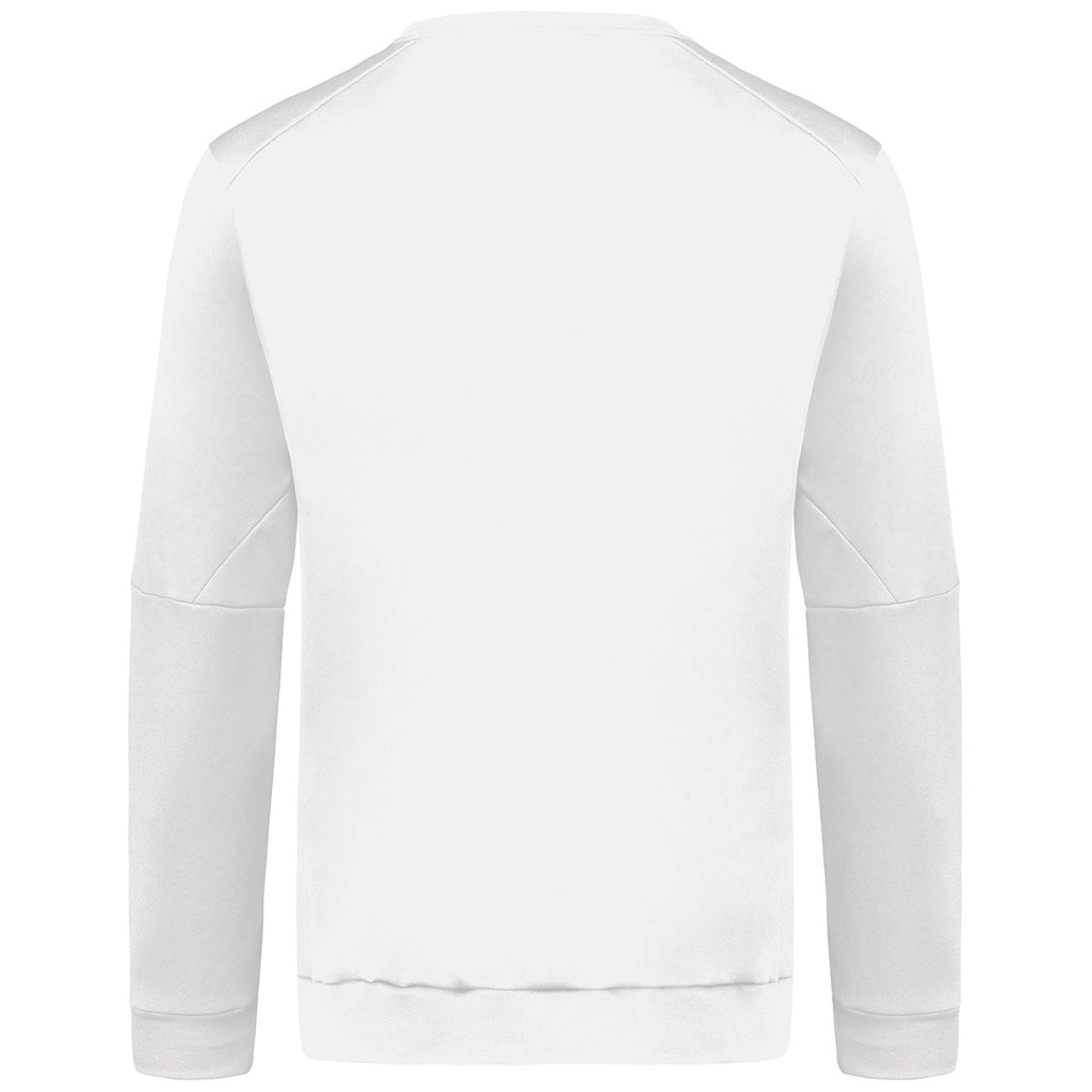 Holloway Men's White Momentum Team Fleece Crew