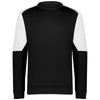 Holloway Men's Black/White Momentum Team Fleece Crew