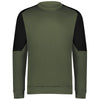 Holloway Men's Olive/Black Momentum Team Fleece Crew