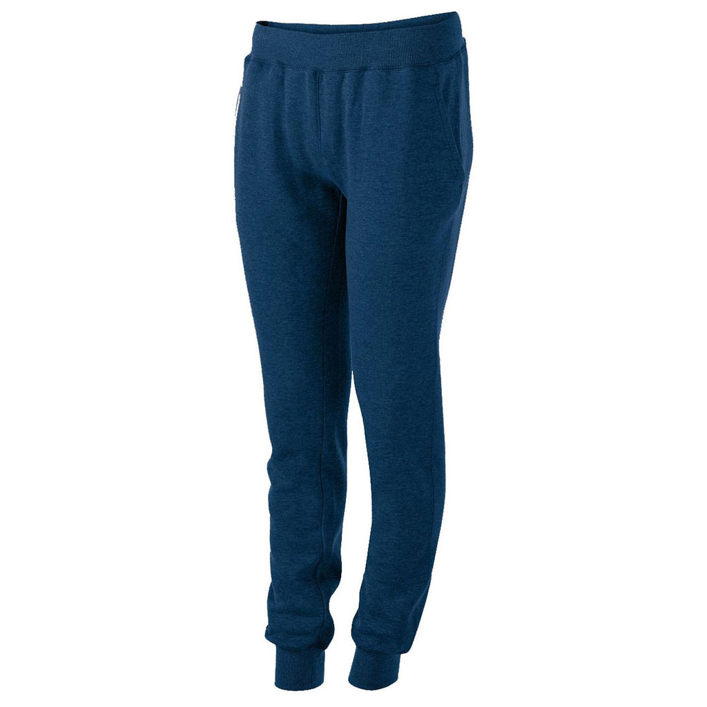 Holloway Women's Navy 60/40 Fleece Jogger