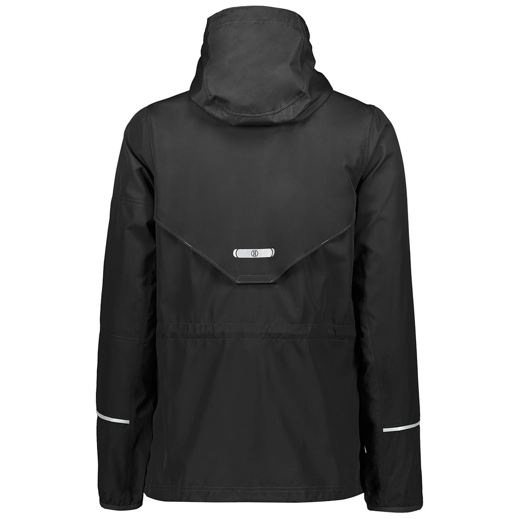 Holloway Women's Black Packable Full Zip Jacket