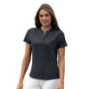 Vansport Women's Black Pro Horizon Polo