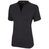 Vansport Women's Black Pro Horizon Polo