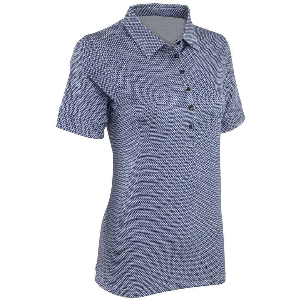 Vansport Women's Navy/Grey Pro Eagle Polo