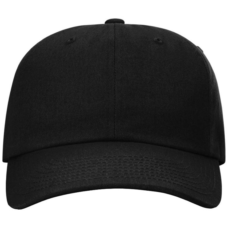 Richardson Black Premium Cotton Dad Hat