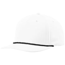Richardson White/Black Five Panel Classic Rope Cap