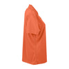 Vansport Women's Orange Omega Solid Mesh Tech Polo