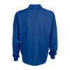 Vantage Men's Royal Omega Long Sleeve Solid Mesh Tech Polo