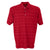 Vansport Men's Sport Red Strata Textured Polo