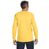 Jerzees Men's Island Yellow 5.6 Oz Dri-Power Active Long-Sleeve T-Shirt