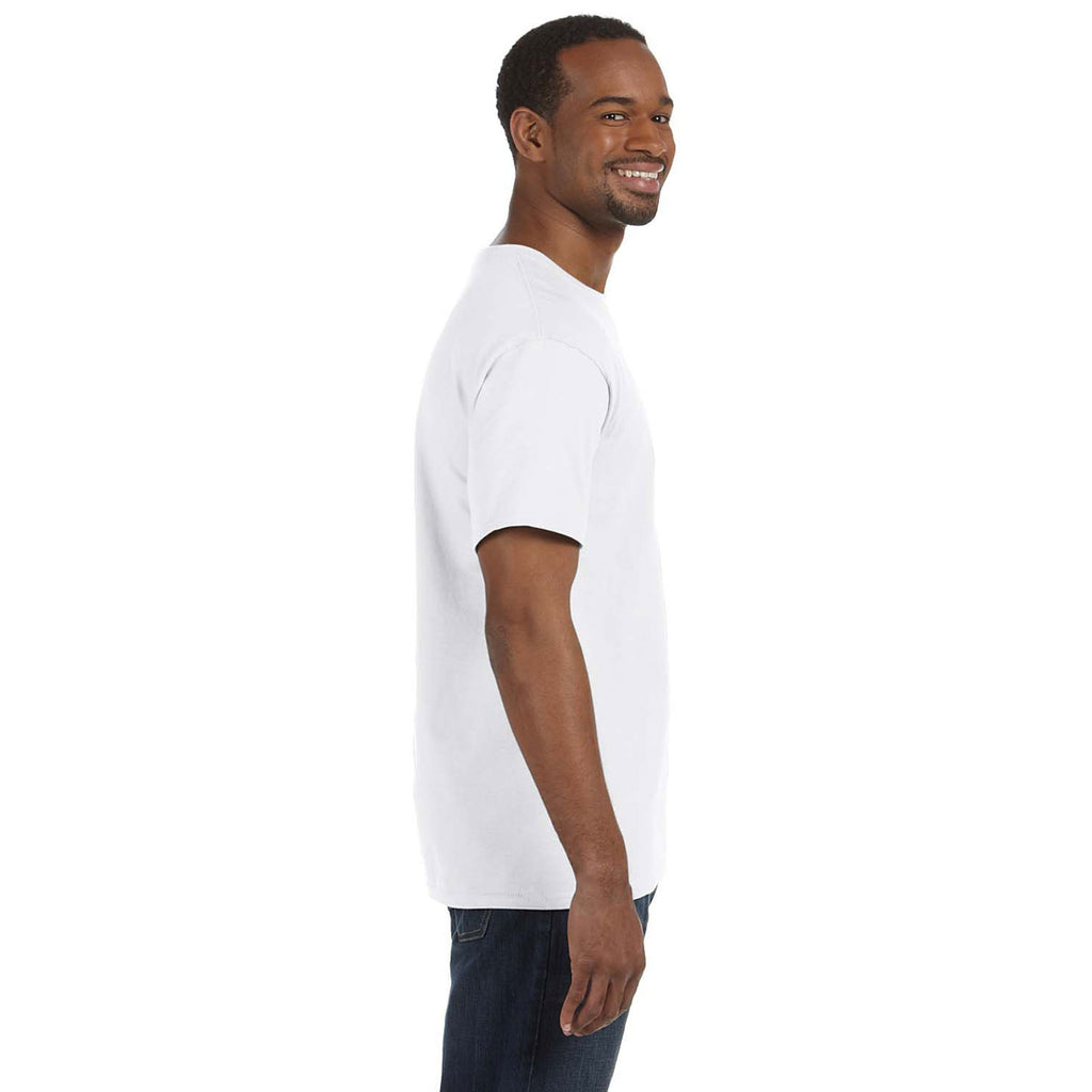 Jerzees Men's White 5.6 Oz Dri-Power Active T-Shirt