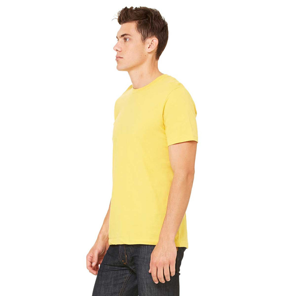 Bella + Canvas Unisex Maize Yellow Jersey Short-Sleeve T-Shirt