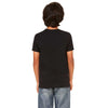 Bella + Canvas Youth Black Jersey Short-Sleeve T-Shirt