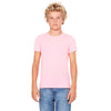 Bella + Canvas Youth Neon Pink Jersey Short-Sleeve T-Shirt