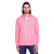 Threadfast Unisex Neon Pink Triblend Full-Zip Light Hoodie