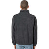 Burnside Men's Heather Charcoal Polar Fleece Quarter-Zip Pullover