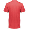 Augusta Sportswear Men's Red Heather Tri-Blend Tee