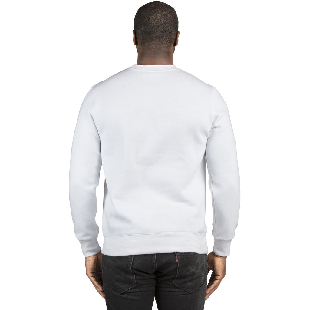 Threadfast Apparel Unisex White Ultimate Crewneck Sweatshirt