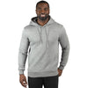 Threadfast Apparel Unisex Heather Grey Ultimate Fleece Pullover Hooded Sweatshirt