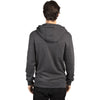 Threadfast Apparel Unisex Charcoal Heather Ultimate Fleece Full-Zip Hooded Sweatshirt