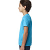 Next Level Boy's Turquoise CVC Crew Tee