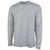 Charles River Men's Grey Comfort-Core Long-Sleeve Crew