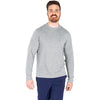 Charles River Men's Grey Comfort-Core Long-Sleeve Crew