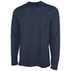 Charles River Men's Navy Comfort-Core Long-Sleeve Crew