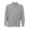 Vantage Men's Grey Mesh 1/4-Zip Tech Pullover