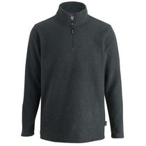 Edwards Unisex Dark Grey Unisex Microfleece Quarter Zip