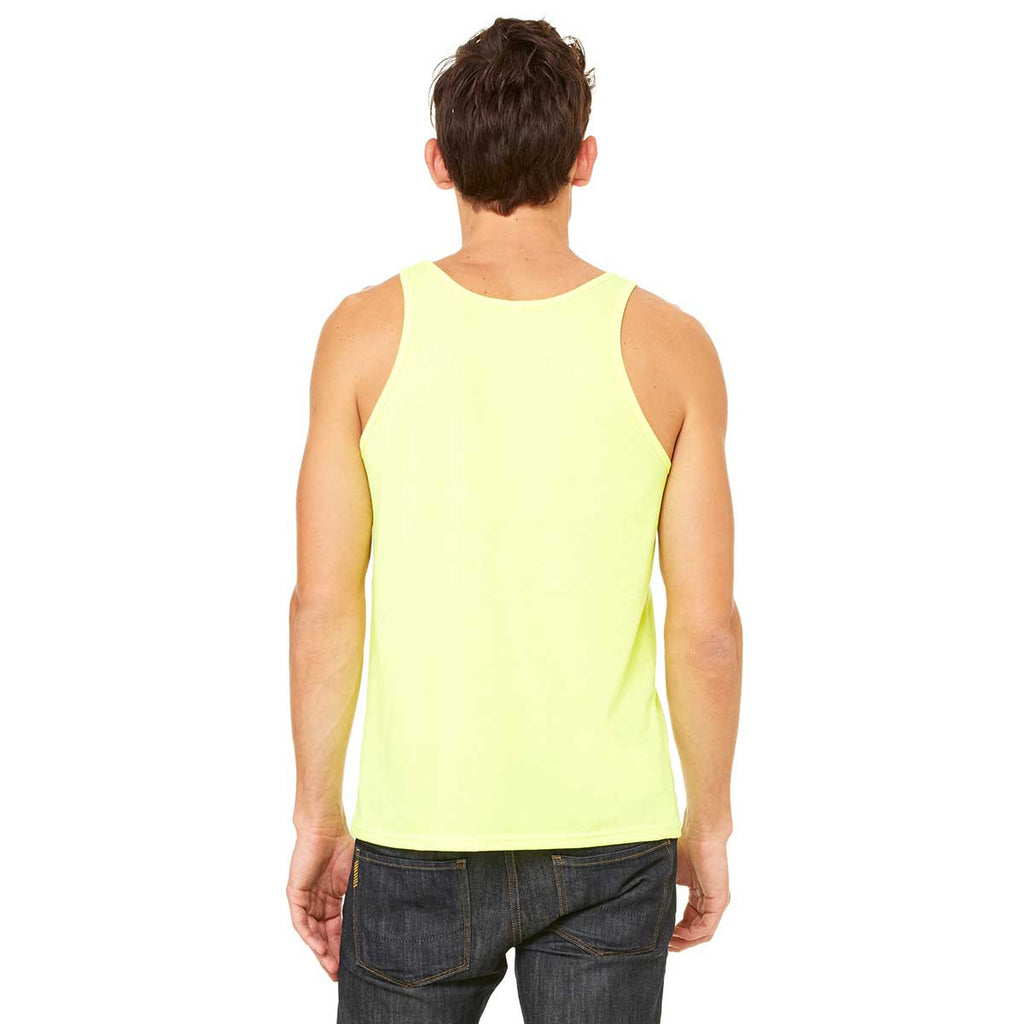 Bella + Canvas Unisex Neon Yellow Jersey Tank