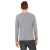 Bella + Canvas Men's Deep Heather Jersey Long-Sleeve T-Shirt