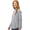 LAT Women's Heather Fine Jersey Long Sleeve Tee