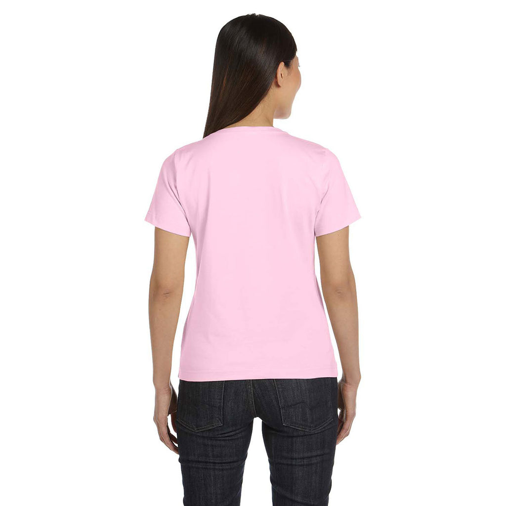 LAT Women's Pink Premium Jersey T-Shirt