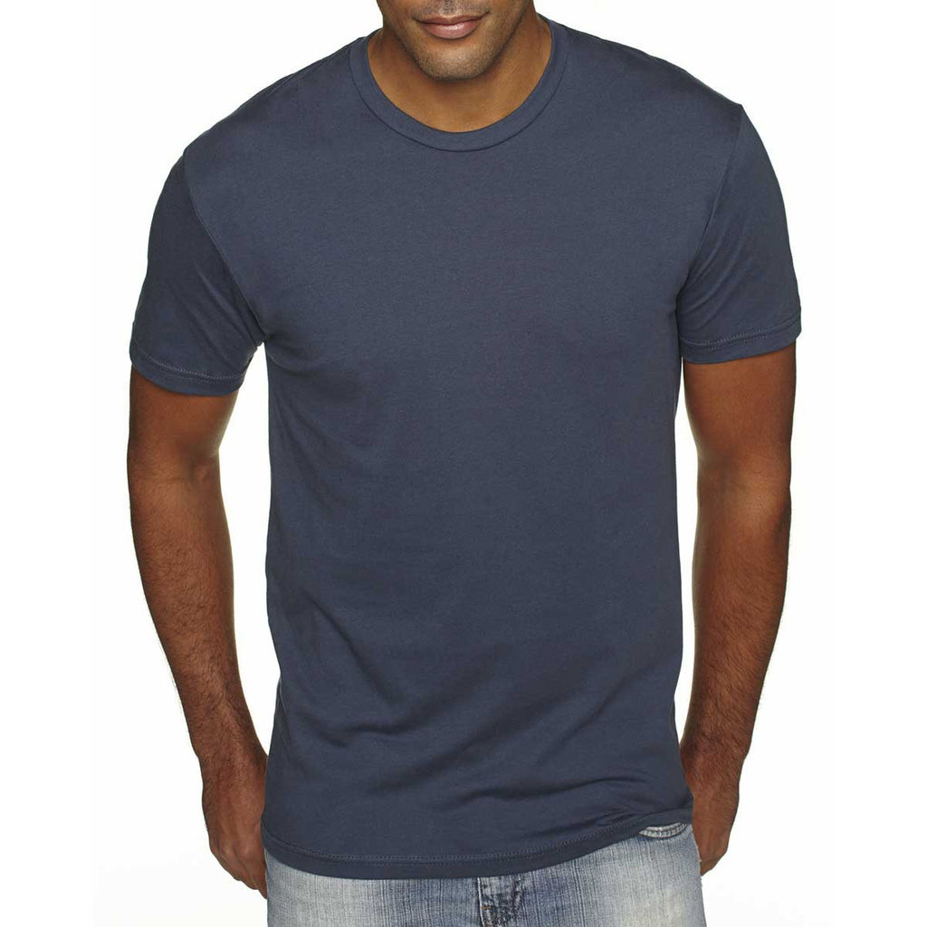 Next Level Men's Indigo Premium Fitted Short-Sleeve Crew