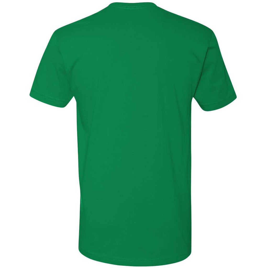 Next Level Men's Kelly Green Premium Fitted Short-Sleeve Crew