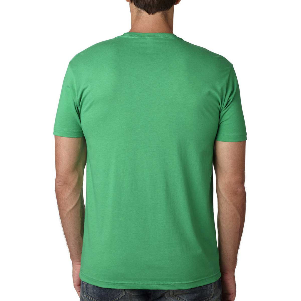 Next Level Men's Kelly Green Premium Fitted Short-Sleeve Crew