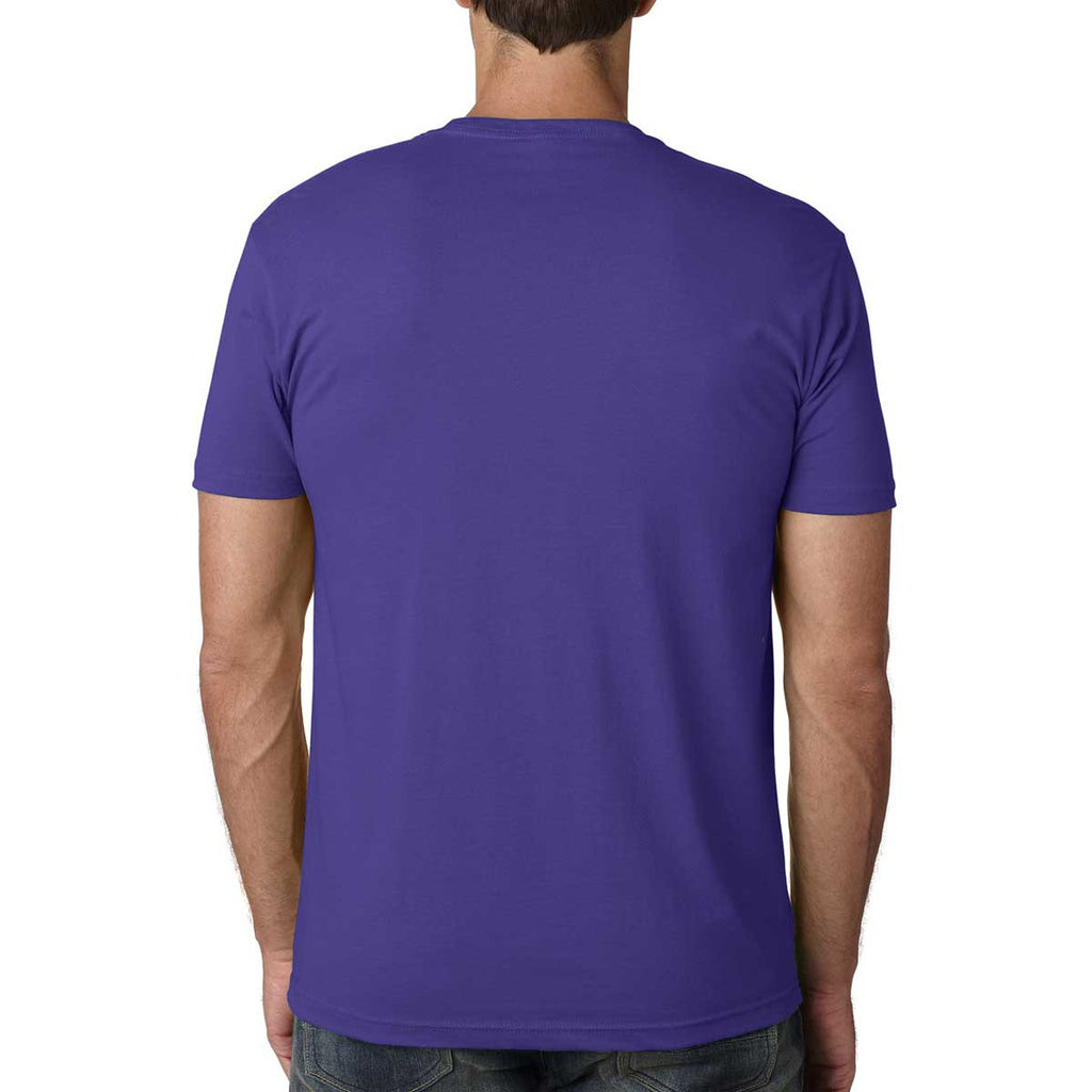 Next Level Men's Purple Rush Premium Fitted Short-Sleeve Crew