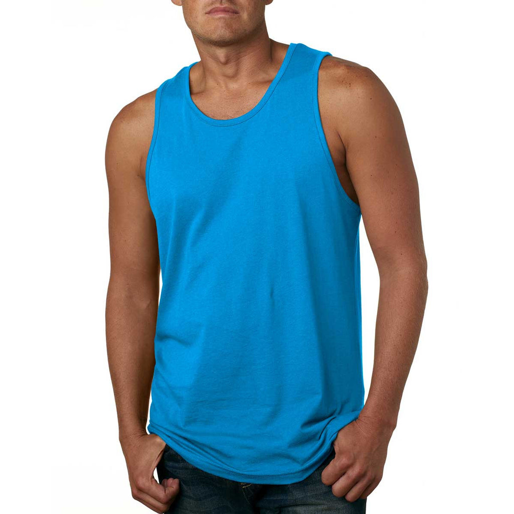 Next Level Men's Turquoise Premium Jersey Tank