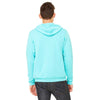 Bella + Canvas Unisex Teal Full-Zip Hoodie