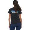 Patagonia Women's Black P-6 Logo Responsibili-Tee