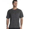 Charles River Men's Black Space Dye Performance Tee