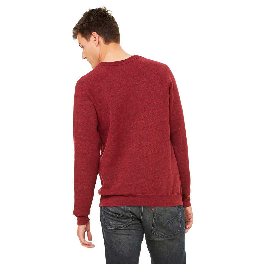 Bella + Canvas Unisex Cardinal Triblend Sponge Fleece Crew Neck Sweatshirt