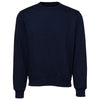 Bella + Canvas Unisex Navy Sponge Fleece Classic Crewneck Sweatshirt