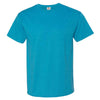 Fruit of the Loom Men's Turquoise Heather HD Cotton Short Sleeve T-Shirt