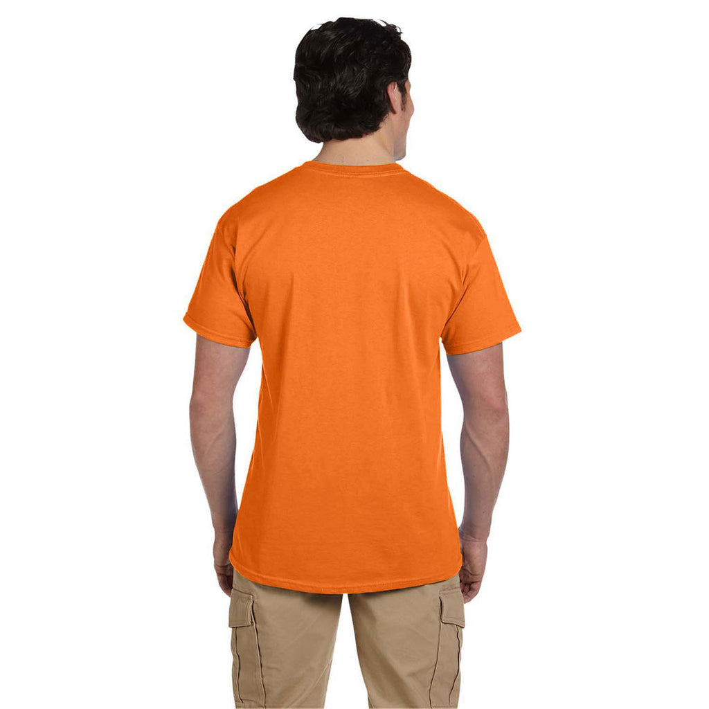 Fruit of the Loom Men's Safety Orange 5 oz. HD Cotton T-Shirt