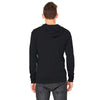 Bella + Canvas Unisex Black Triblend Full-Zip Lightweight Hoodie