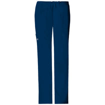 Cherokee Workwear Women's Navy Premium Core Stretch Mid-Rise Drawstring Cargo Pant